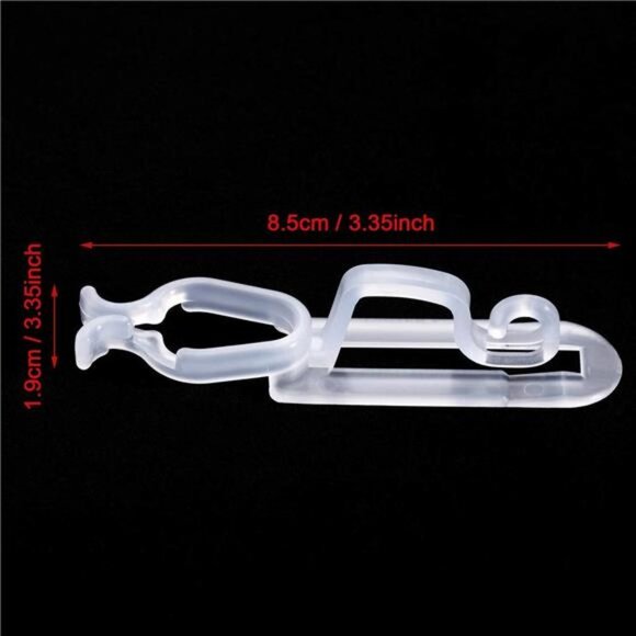 100 Packs Christmas Light Clip for C7/ C9 Base, Mini Lights, Shingle and Gutter - Picture 2 of 6